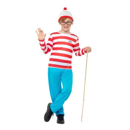 Wally Costume with Top,Trousers,Glasses & Hat