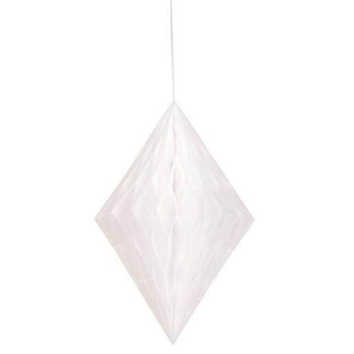 Honeycomb Hanging Decoration - White