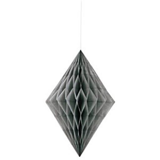 Honeycomb Hanging Decoration - Grey