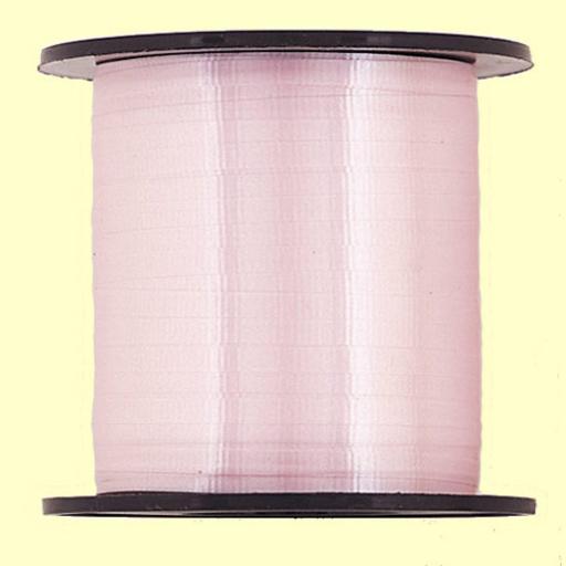 Unique 500 yds Pastel Pink Curling Ribbon Mettalic