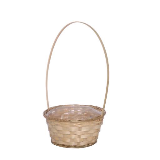 Round Basket with Handle