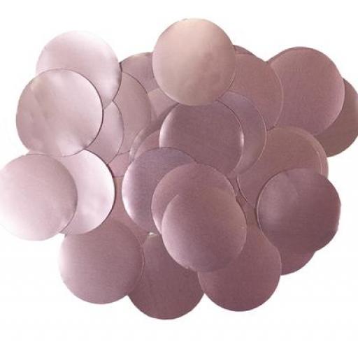 Oaktree Metallic Pearl Foil Confetti 25mm x 14g Lt. Pink