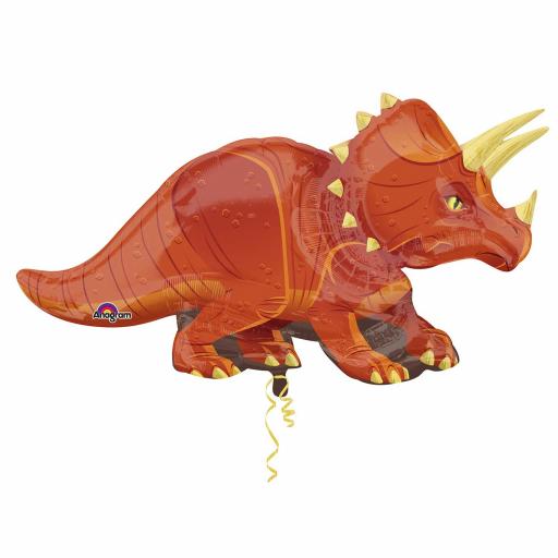 Triceratops Supershape Foil Balloons 42"