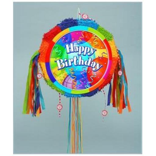 Brilliant Birthday Pull-String Pinata