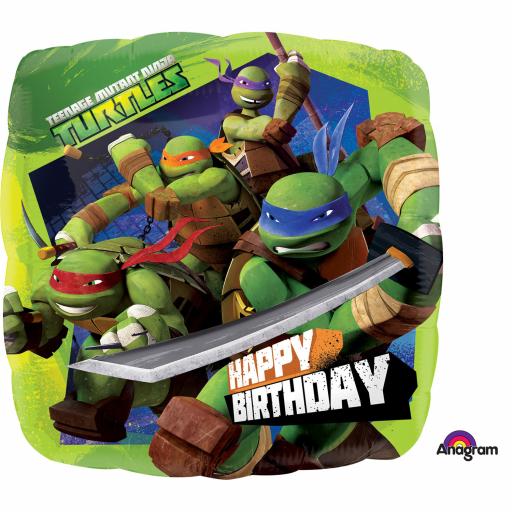 Teenage Mutant Ninja Turtles Happy Birthday 17" Foil Balloon