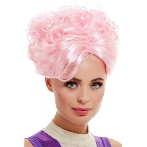 Trapeze Artist Wig Pink