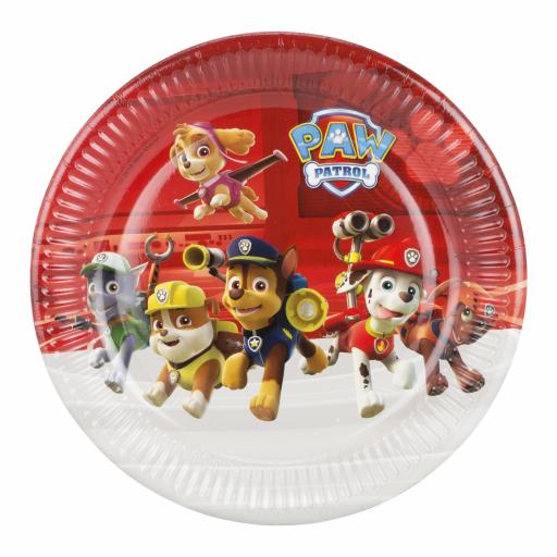 Paw Patrol Paper Plates 23cm 8pk