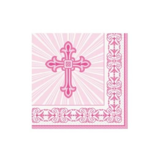 Girls 1st First Holy Communion Party Tableware Decorations Supplies Pink + White