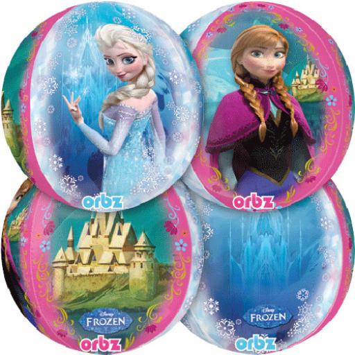 Orbz 4 Sided Frozen 15 x 16" Foil Balloon