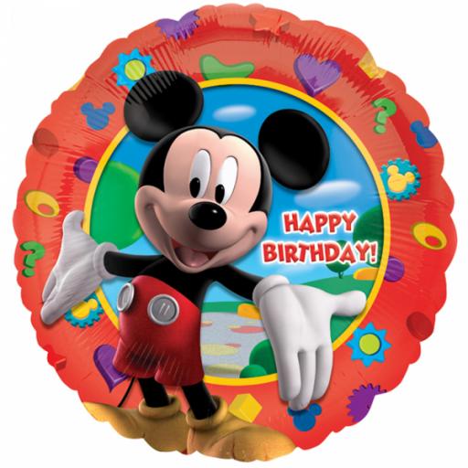 Mickey's Clubhouse Happy Birthday Standard 17" Foil Balloons