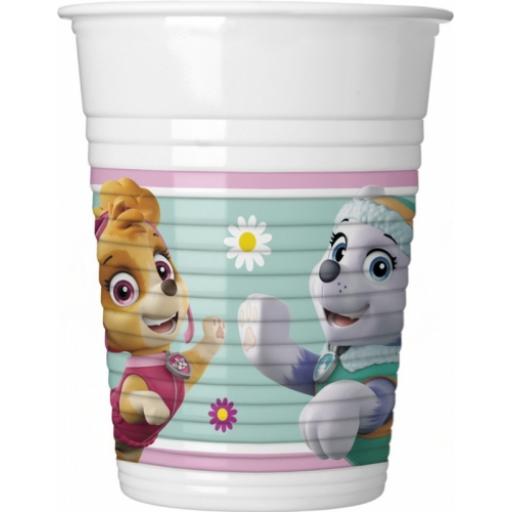 Paw Patrol Skye and Everest Plastic Cups 8pk