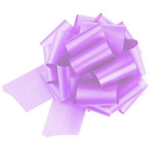 20 Lilac Pull Bows (50mm)