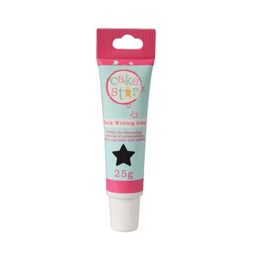 Cake Star Writing Icing - Black -25g