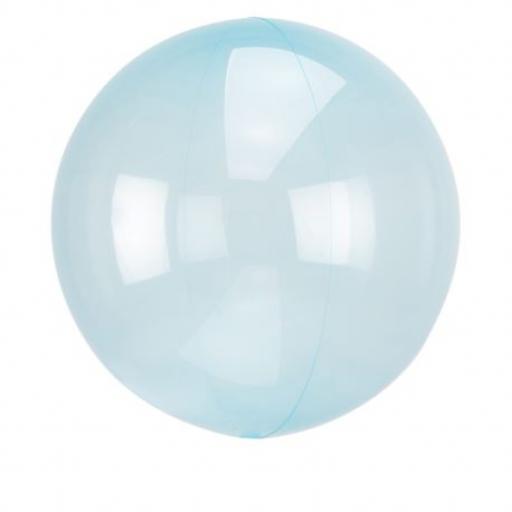 Blue Crystal Orbz Foil Balloon 18"+