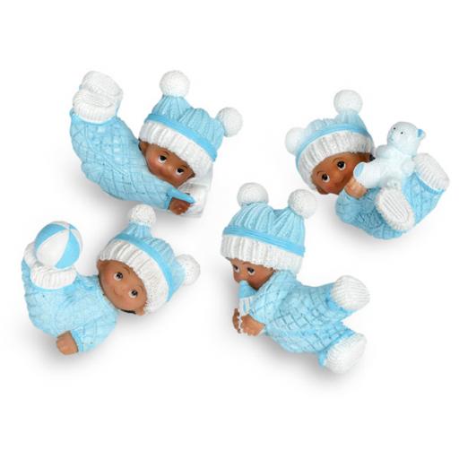 Resin Playful Black Baby Blue