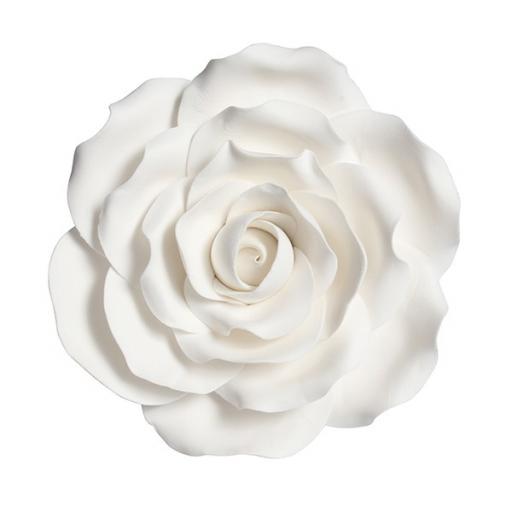 Gumpaste Rose White 101mm