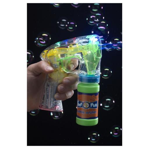 Clear Plastic Bubble Gun- Ages 3+