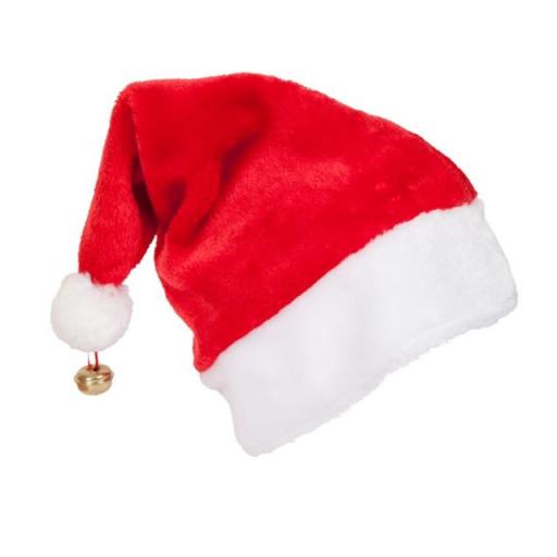 Deluxe Santa Hat with Bell