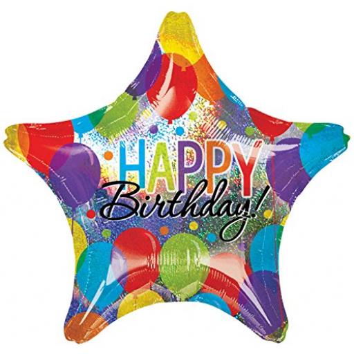 28" Jumbo Balloon Bash Happy Birthday Foil Balloon