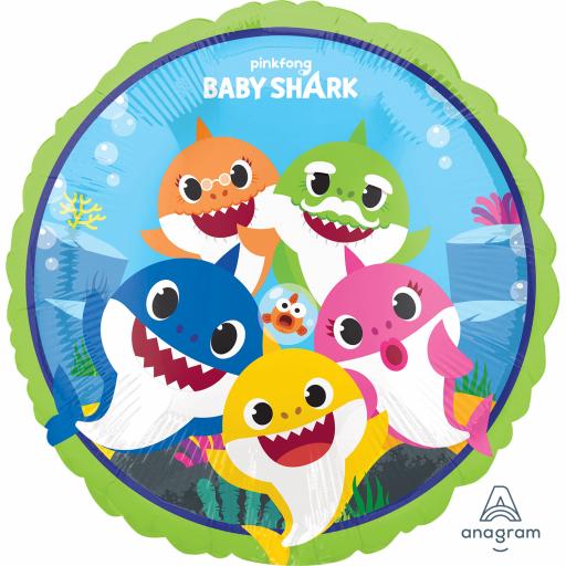 Baby Shark  Foil Balloon 17in