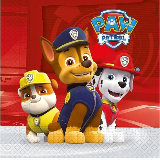 Paw Patrol Napkins 16pk