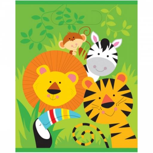 Animal Jungle Party Bags 8pk