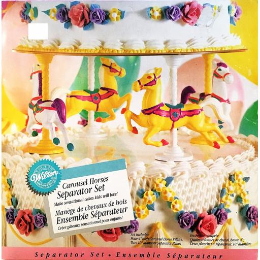 Wilton Carousel Horses Seperator Set