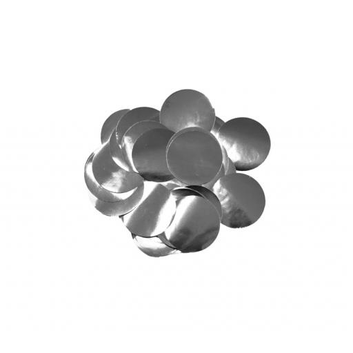 Metallic Foil Confetti 10mm x 14g Silver