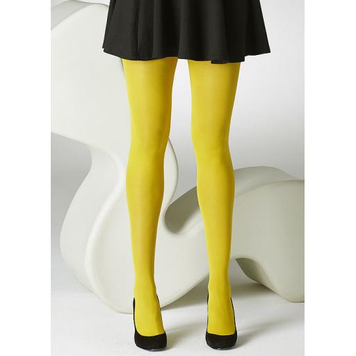 Yellow Opaque Tights