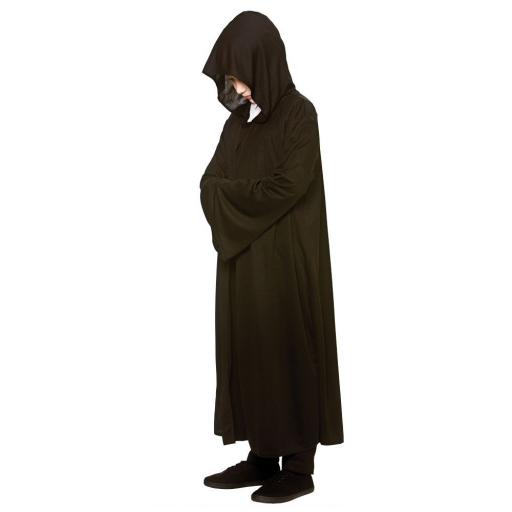 Kids Hooded Robe - Black