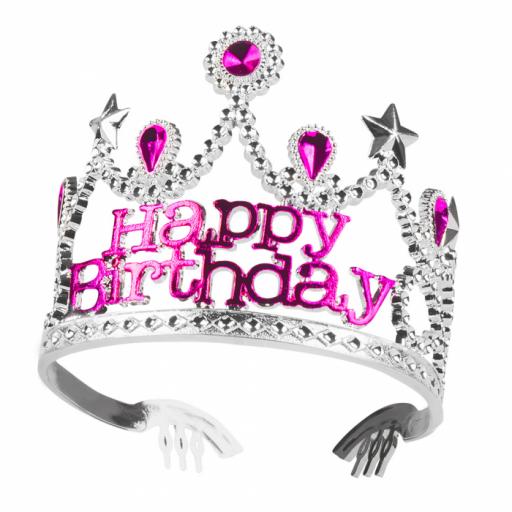 Crown Birthday girl 'Happy Birthday'