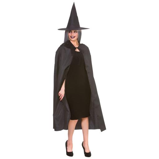 Witch Cape & Hat 125cm