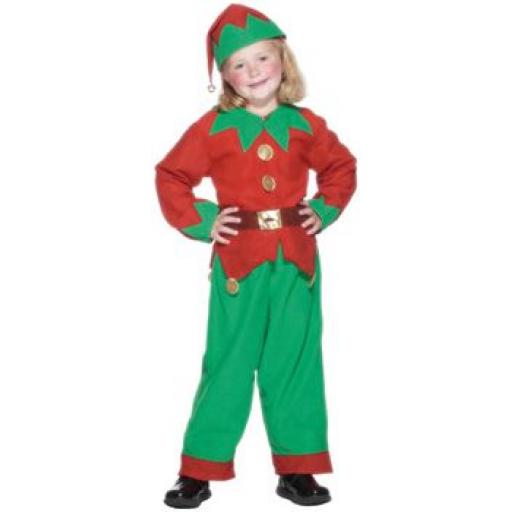 Elf Children Costume Small Age 3-5