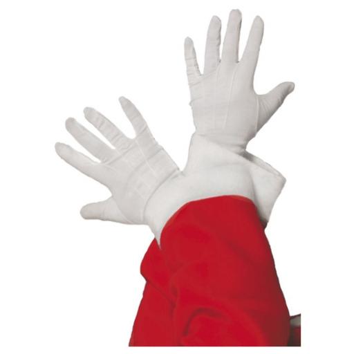 Santa Gloves, White