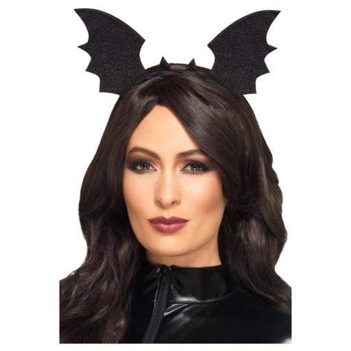 Bat Wings Headband, Black