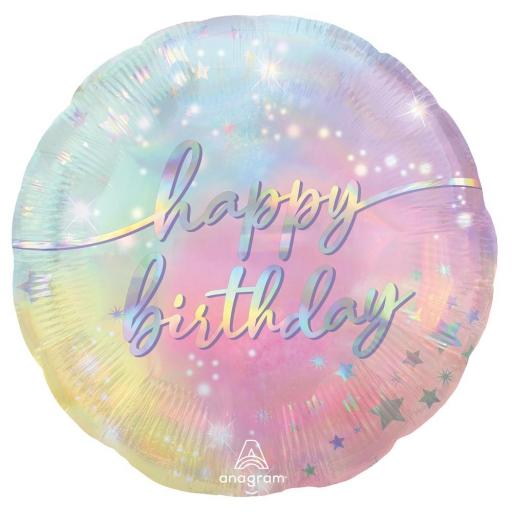 Luminous Happy Birthday 18″ Balloon