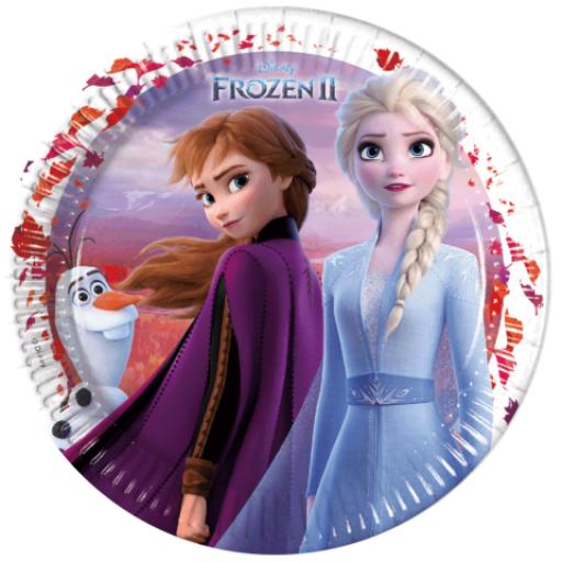 Frozen Large Paper Plates 23cm 8pk