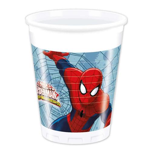 Spider-Man Party Cups 8 Plastic Pack