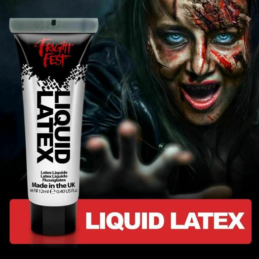 Liquid Latex Scar Vampire Dracula Zombie Fancy Dress Halloween Makeup 12ML