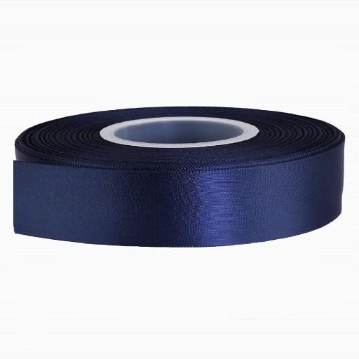 Satin Ribbon Navy Blue 15Mm X1 M