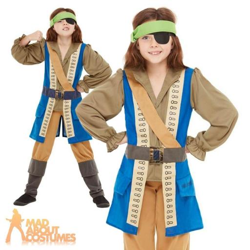 Horrible Histories Pirate Captain Costume