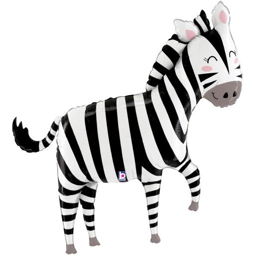 43inch Shape Jungle Zebra Balloon