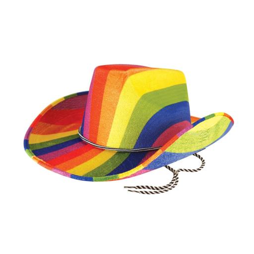 Rainbow Cowboy Hat