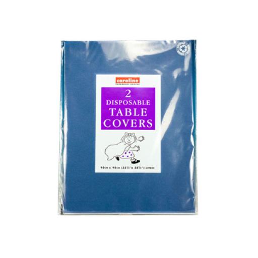 Square Paper Tablecovers 90cm- Dark Blue