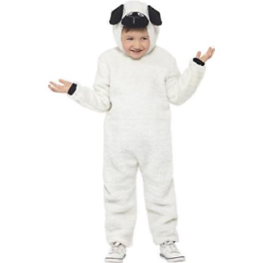 Sheep Costume, White & Black (Size L)