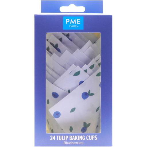 Tulip Muffin Cases – Blueberry PK/24