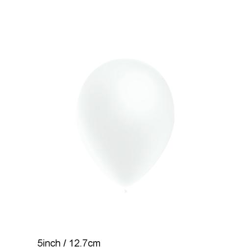 Decotex Pro 5inch Metallic  White x100pcs