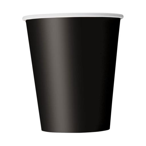 14 Black Cups 9 0z