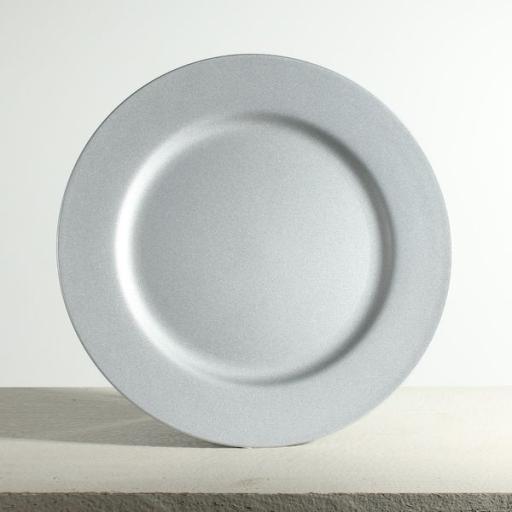 33cm Charger Plate, Silver