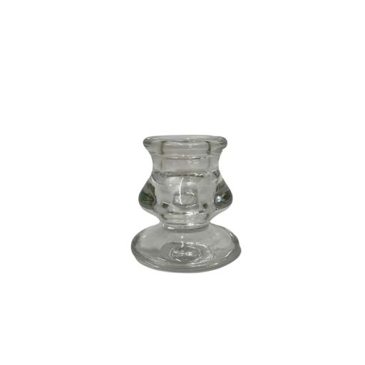 Glass Dinner Candle Holder